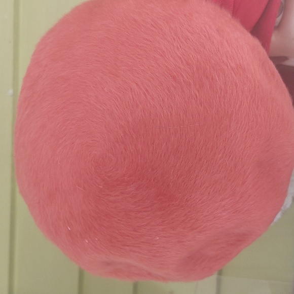 Launcelot Accessories - Vintage LAUNCELOT 1950's Wool Fur Beret Made In Italy